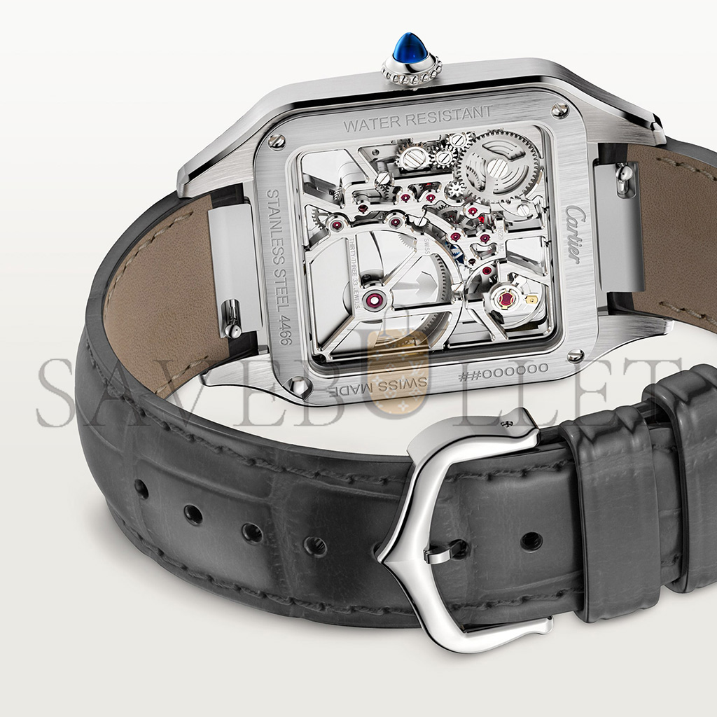 CARTIER SANTOS-DUMONT SKELETON WATCH WITH MICRO-ROTOR WHSA0032 CARTIER SANTOS-DUMONT SKELETON WATCH WITH MICRO-ROTOR WHSA0032